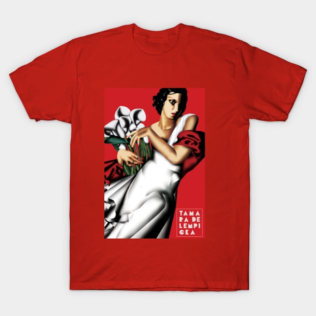 Tamara de Lempicka, portrait, Ira P T-Shirt by ZCardula